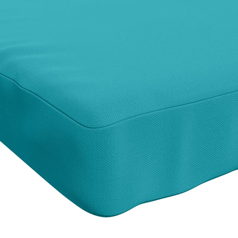 Bench Cushions SOEST 2 pcs 100% Polyester Turquoise