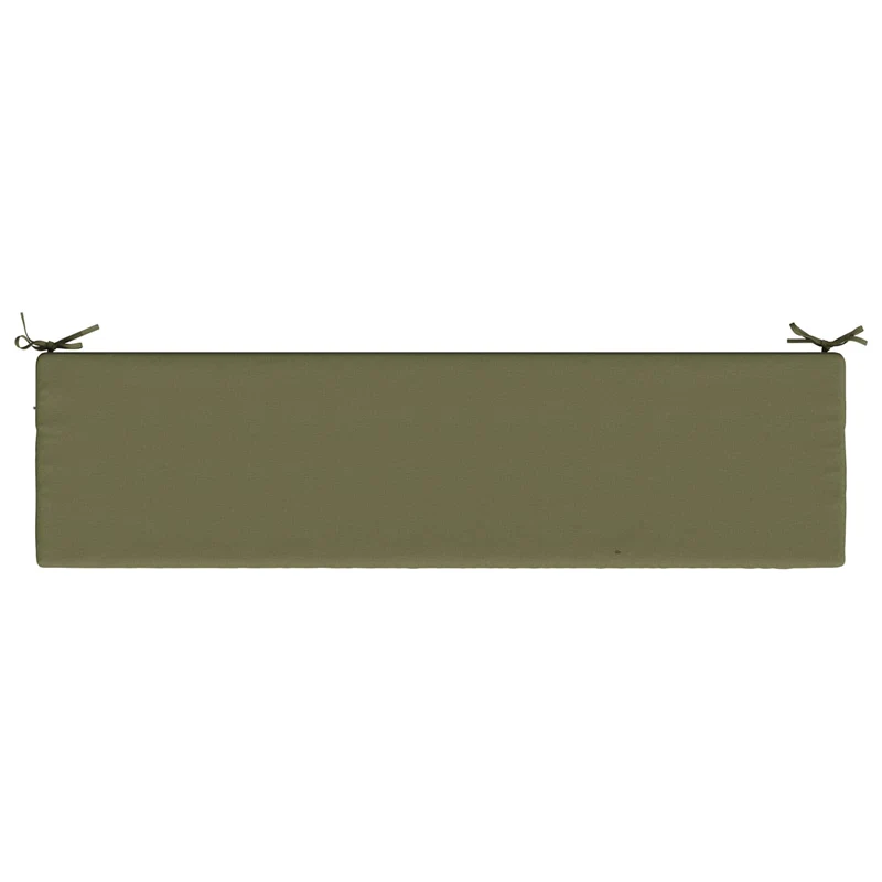 Bench Cushion SOEST 100% Polyester Olive Green 140 x 40 x 5 cm
