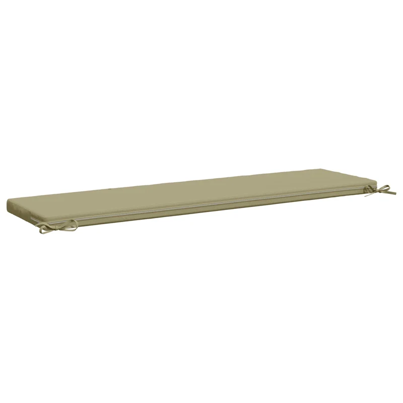 Bench Cushion SOEST 100% Polyester Light Green 140 x 40 x 5 cm