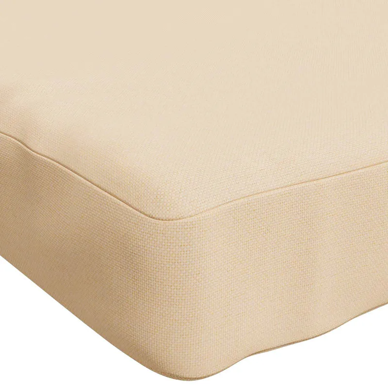 Bench Cushions SOEST 2 pcs 100% Polyester Cream 80 x 40 x 5 cm