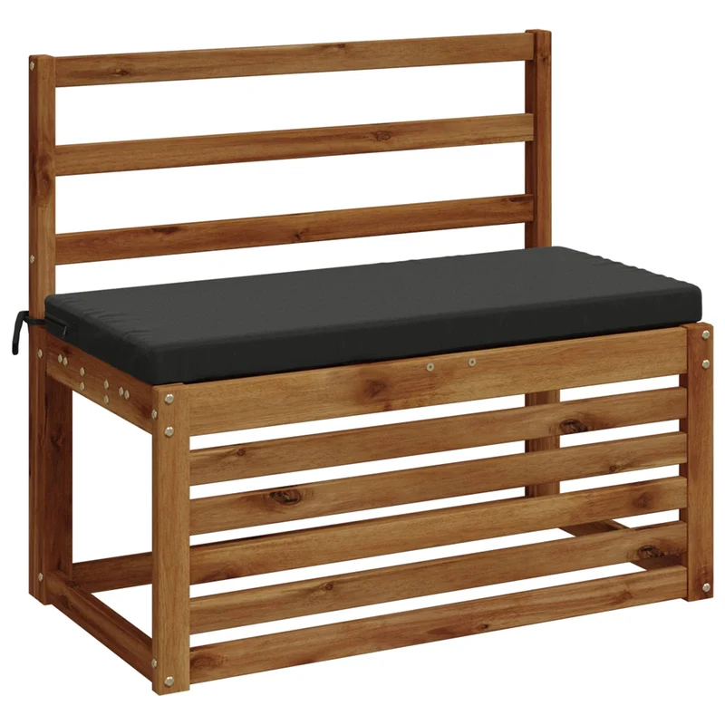 Bench Cushions SOEST 2 pcs 100% Polyester Anthracite