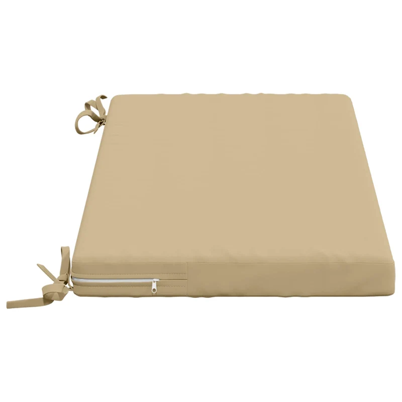 Bench Cushions SOEST 2 pcs 100% Polyester Beige 80 x 40 x 5 cm