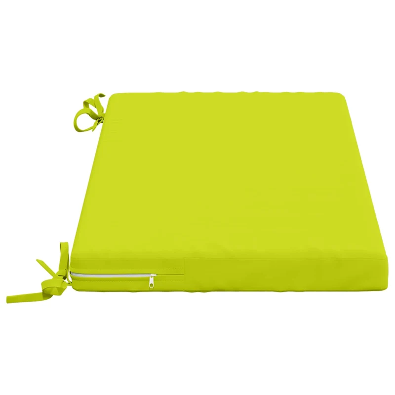 Bench Cushion SOEST 100% Polyester Bright Green 80 x 40 x 5 cm