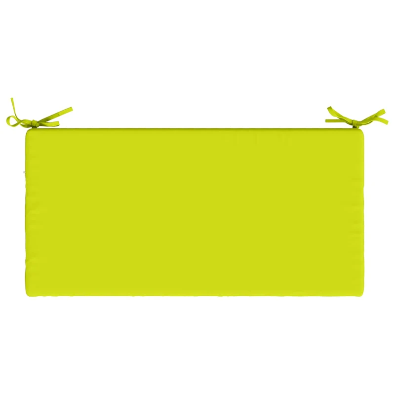 Bench Cushion SOEST 100% Polyester Bright Green 80 x 40 x 5 cm