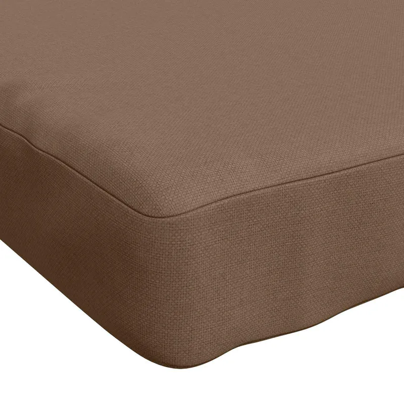 Bench Cushions SOEST 2 pcs 100% Polyester Taupe 200 x 40 x 5 cm