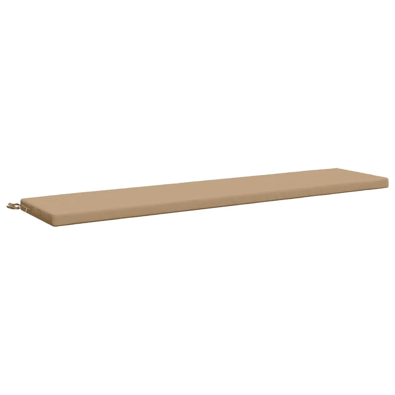 Bench Cushion SOEST 100% Polyester Sand 200 x 40 x 5 cm