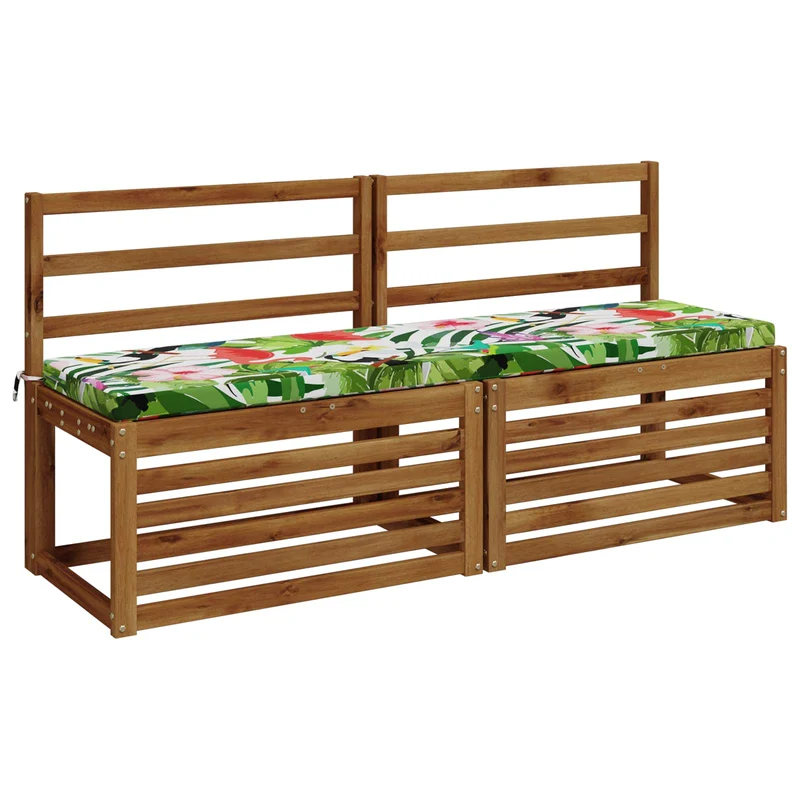 Bench Cushions SOEST 2 pcs 100% Polyester Multicolour