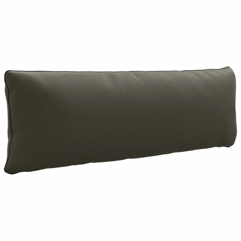 Back Cushion PUTTEN 100% Polyester Anthracite 120 x 40 x 15 cm