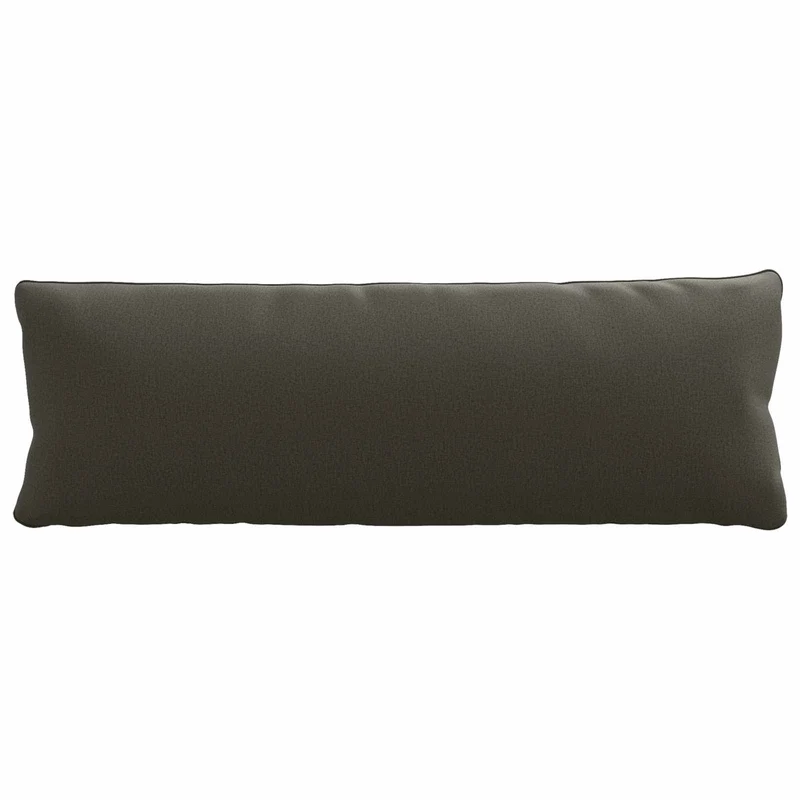 Back Cushion PUTTEN 100% Polyester Anthracite 120 x 40 x 15 cm