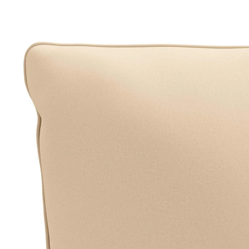 Back Cushion PUTTEN 100% Polyester Cream 120 x 40 x 15 cm