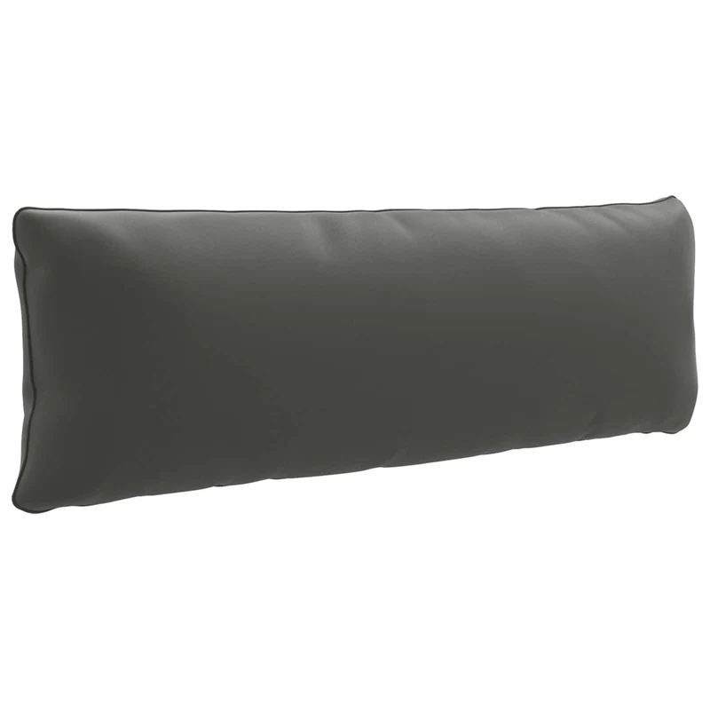 Back Cushion PUTTEN 100% Polyester Anthracite 120 x 40 x 15 cm