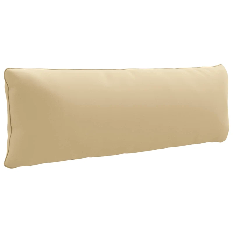 Back Cushion PUTTEN 100% Polyester Beige 120 x 40 x 15 cm