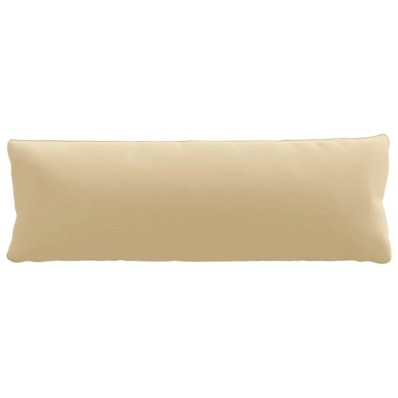 Back Cushion PUTTEN 100% Polyester Beige 120 x 40 x 15 cm