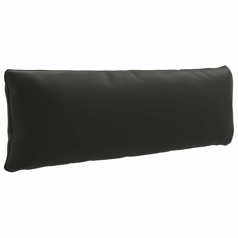 Back Cushion PUTTEN 100% Polyester Black 120 x 40 x 15 cm