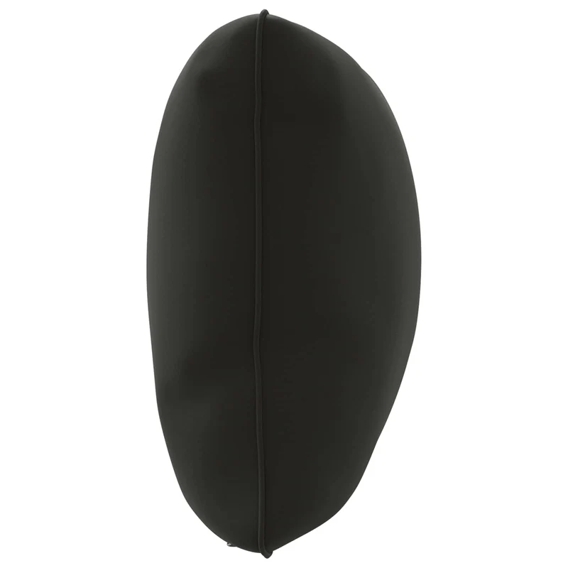 Back Cushion PUTTEN 100% Polyester Black 120 x 40 x 15 cm