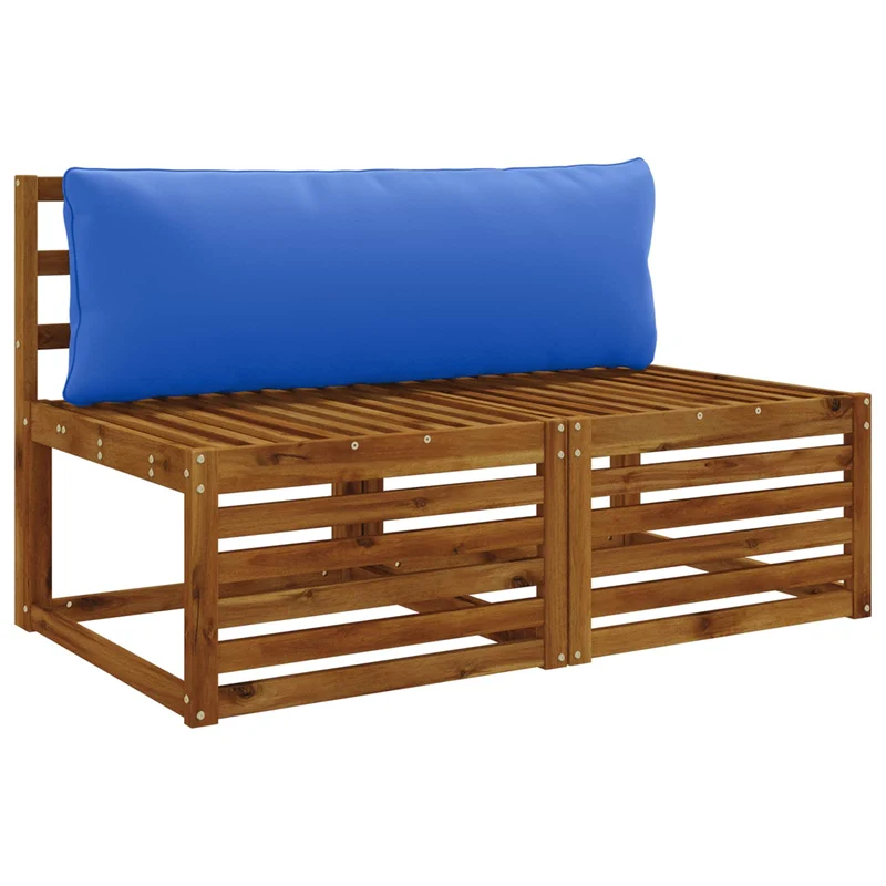 Back Cushion PUTTEN 100% Polyester Royal Blue 120 x 40 x 15 cm