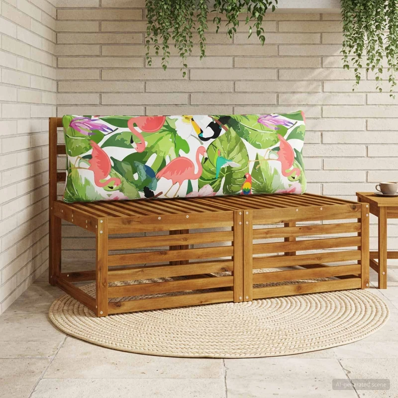 Back Cushion PUTTEN 100% Polyester Multicolour 120 x 40 x 15 cm