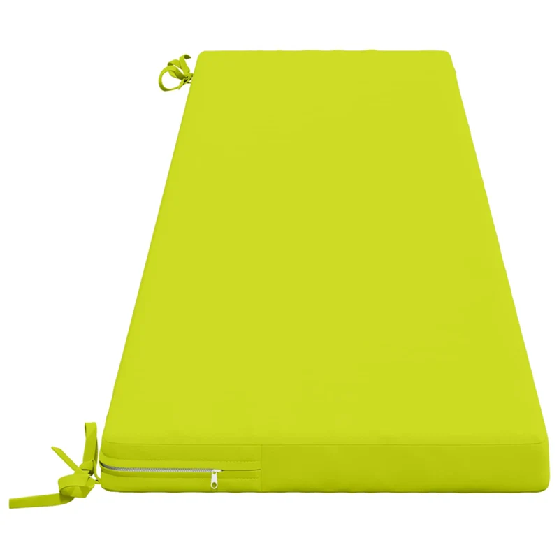 Bench Cushions SOEST 2 pcs 100% Polyester Bright Green