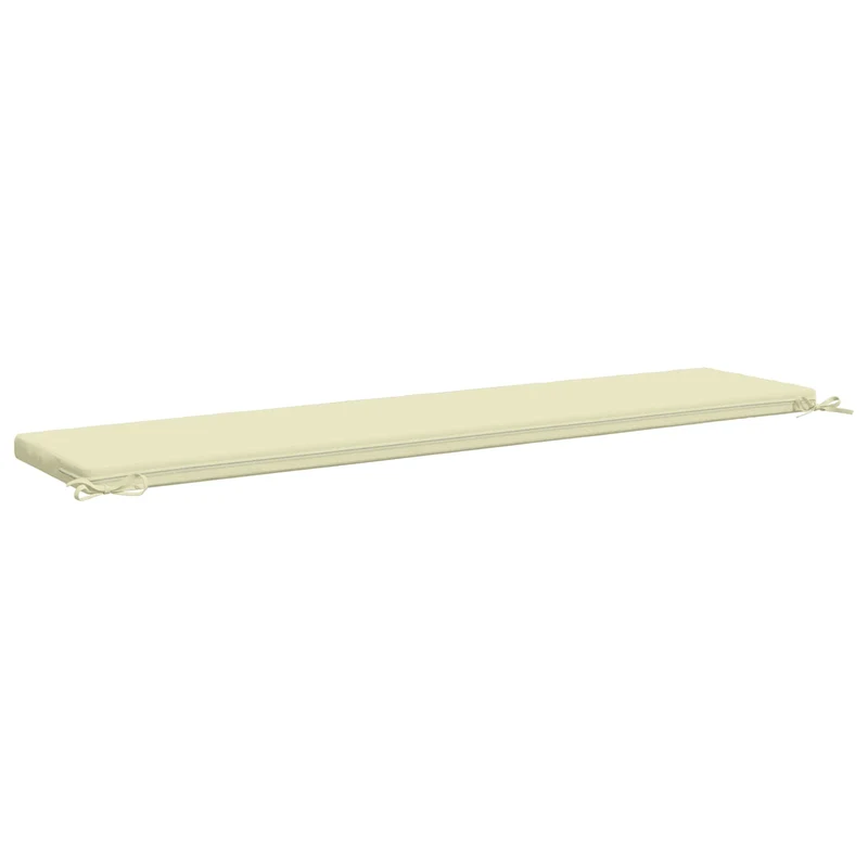 Bench Cushion SOEST 100% Polyester Cream 170 x 40 x 5 cm