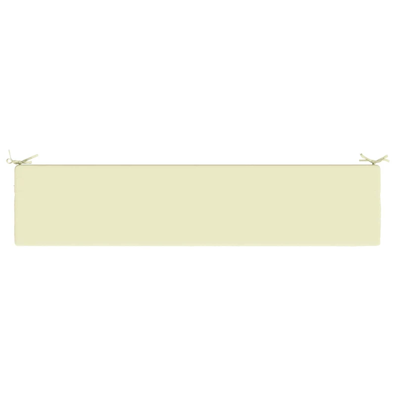 Bench Cushion SOEST 100% Polyester Cream 170 x 40 x 5 cm