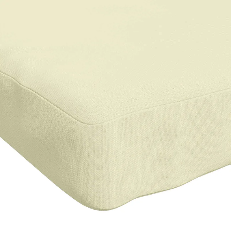 Bench Cushions SOEST 2 pcs 100% Polyester Cream 170 x 40 x 5 cm