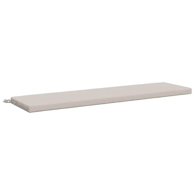 Bench Cushion SOEST 100% Polyester White 140 x 40 x 5 cm
