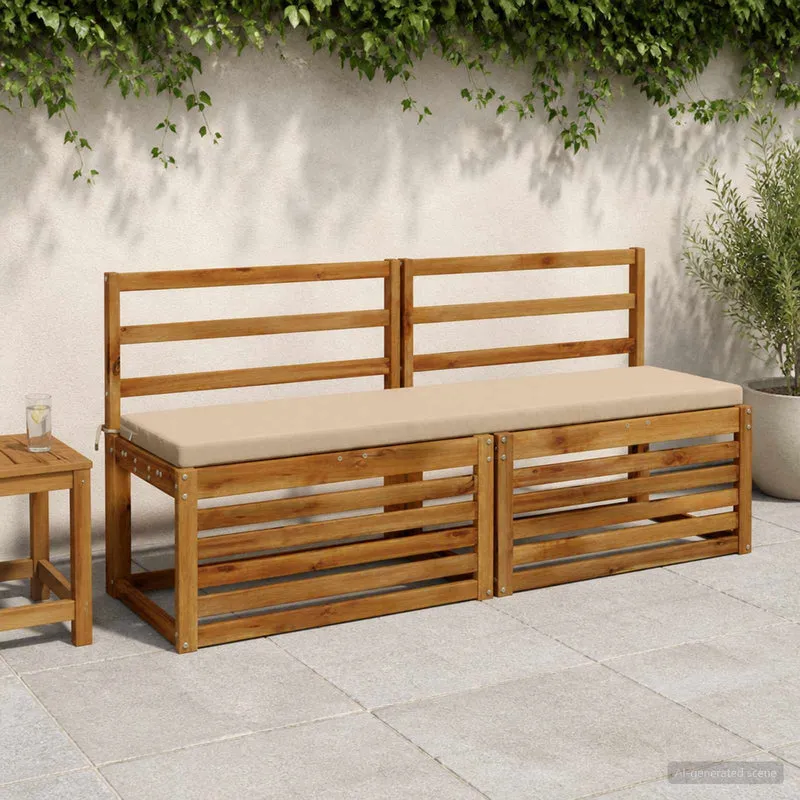Bench Cushion SOEST 100% Polyester Sand 140 x 40 x 5 cm
