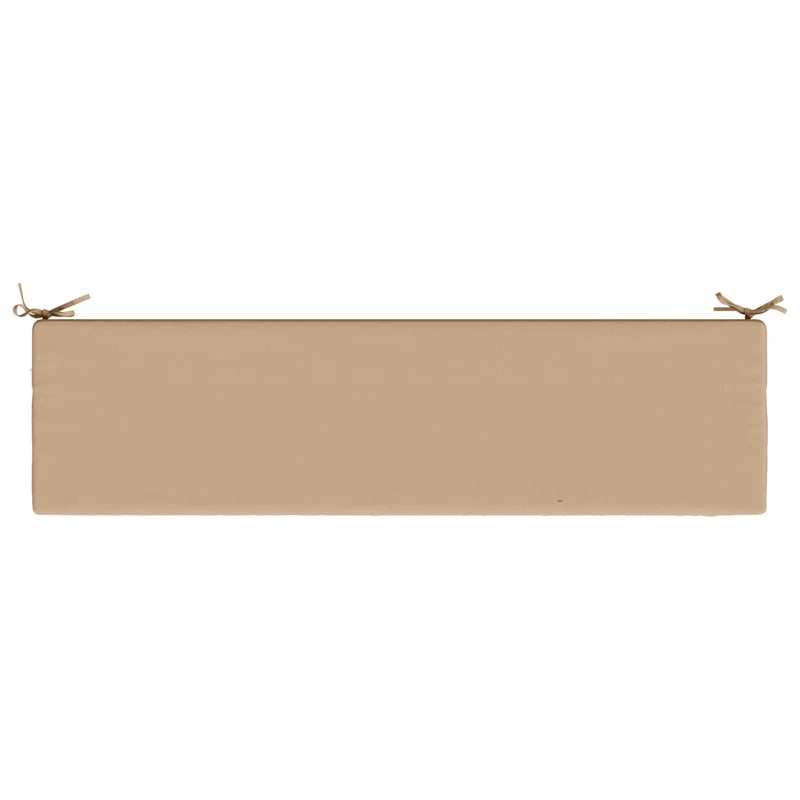 Bench Cushion SOEST 100% Polyester Sand 140 x 40 x 5 cm