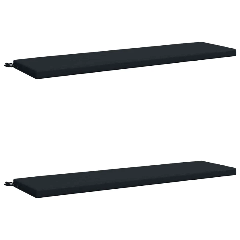 Bench Cushions SOEST 2 pcs 100% Polyester Dark Blue