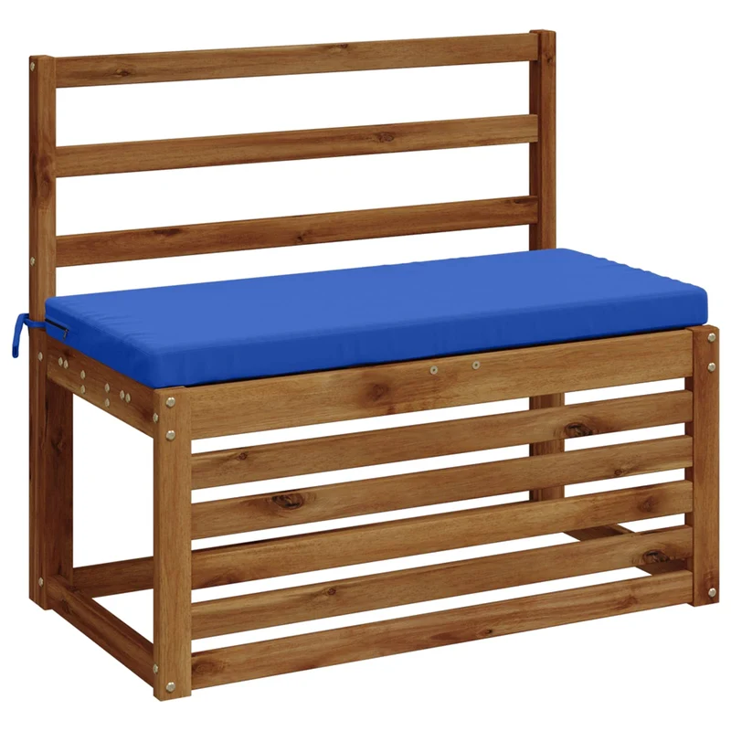 Bench Cushions SOEST 2 pcs 100% Polyester Royal Blue