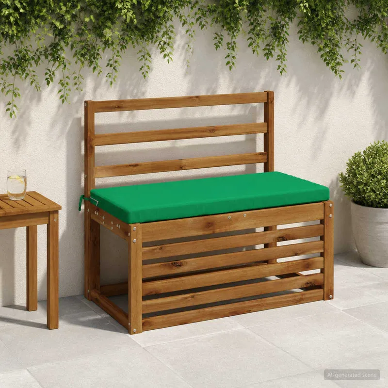 Bench Cushion SOEST 100% Polyester Green 80 x 40 x 5 cm