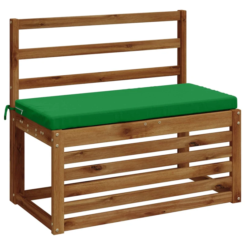 Bench Cushion SOEST 100% Polyester Green 80 x 40 x 5 cm