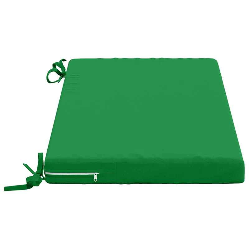 Bench Cushion SOEST 100% Polyester Green 80 x 40 x 5 cm