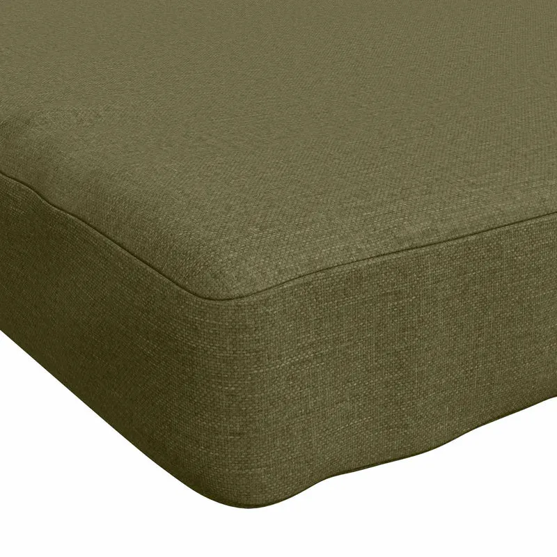 Bench Cushions SOEST 2 pcs 100% Polyester Olive Green