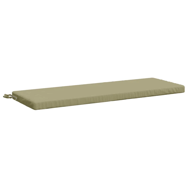 Bench Cushion SOEST 100% Polyester Light Green 110 x 40 x 5 cm
