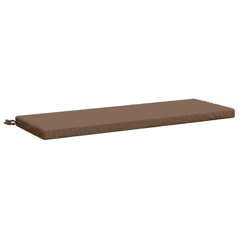 Bench Cushion SOEST 100% Polyester Taupe 110 x 40 x 5 cm