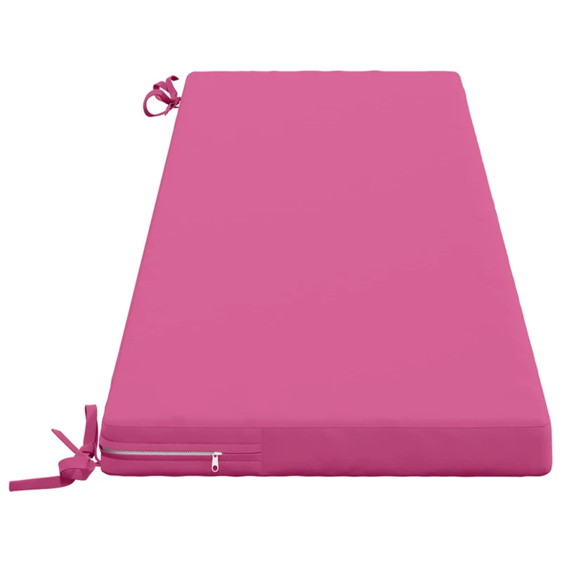 Bench Cushion SOEST 100% Polyester Pink 150 x 40 x 5 cm