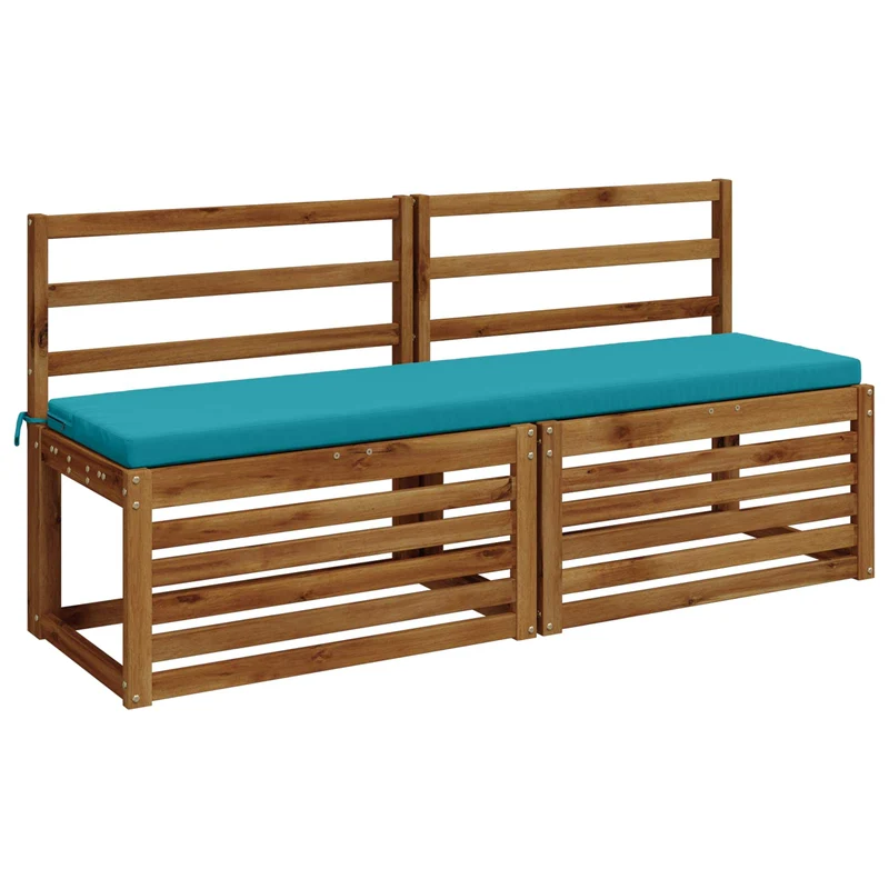 Bench Cushion SOEST 100% Polyester Turquoise 150 x 40 x 5 cm
