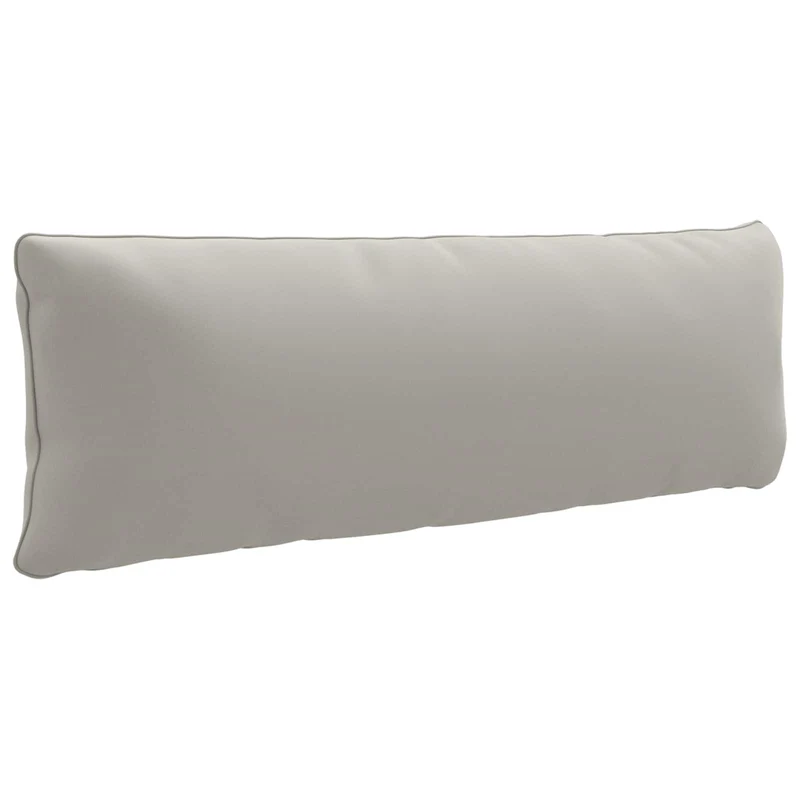 Back Cushion PUTTEN 100% Polyester Grey 120 x 40 x 15 cm