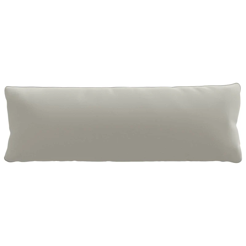 Back Cushion PUTTEN 100% Polyester Grey 120 x 40 x 15 cm