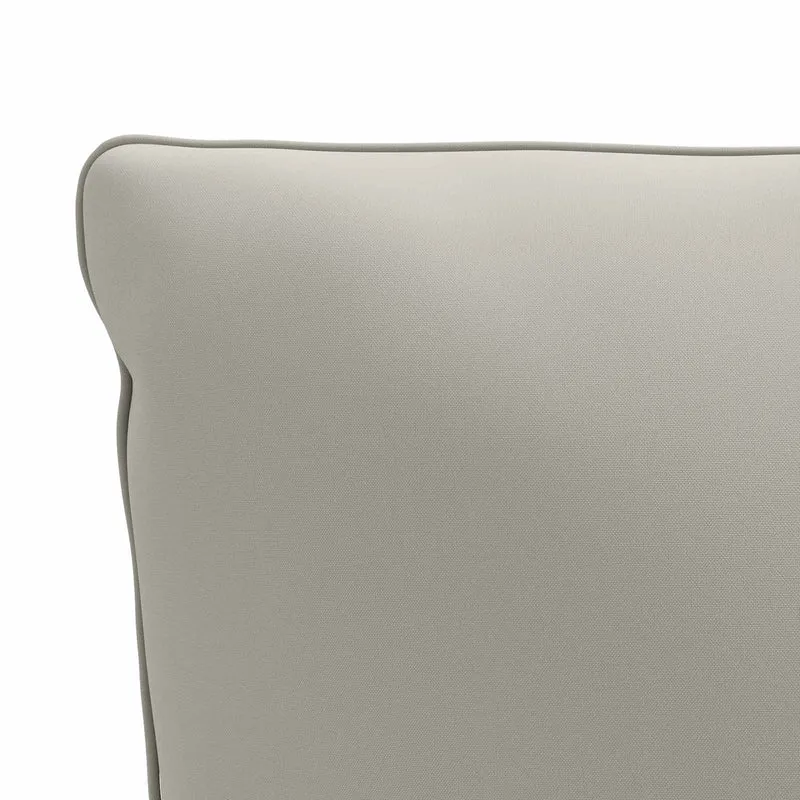 Back Cushion PUTTEN 100% Polyester Grey 120 x 40 x 15 cm
