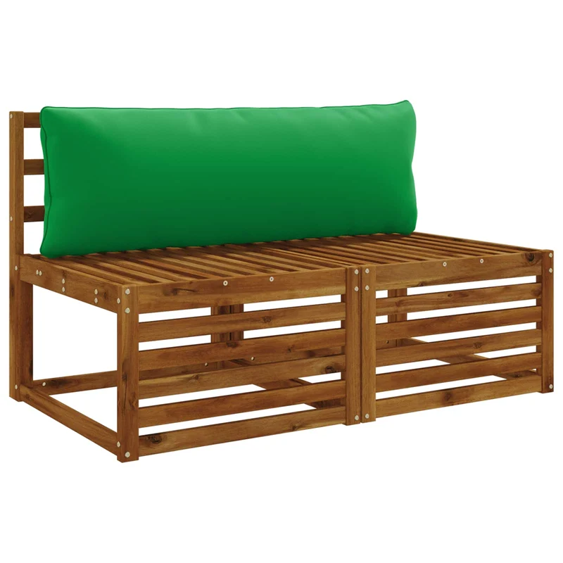 Back Cushion PUTTEN 100% Polyester Green 120 x 40 x 15 cm
