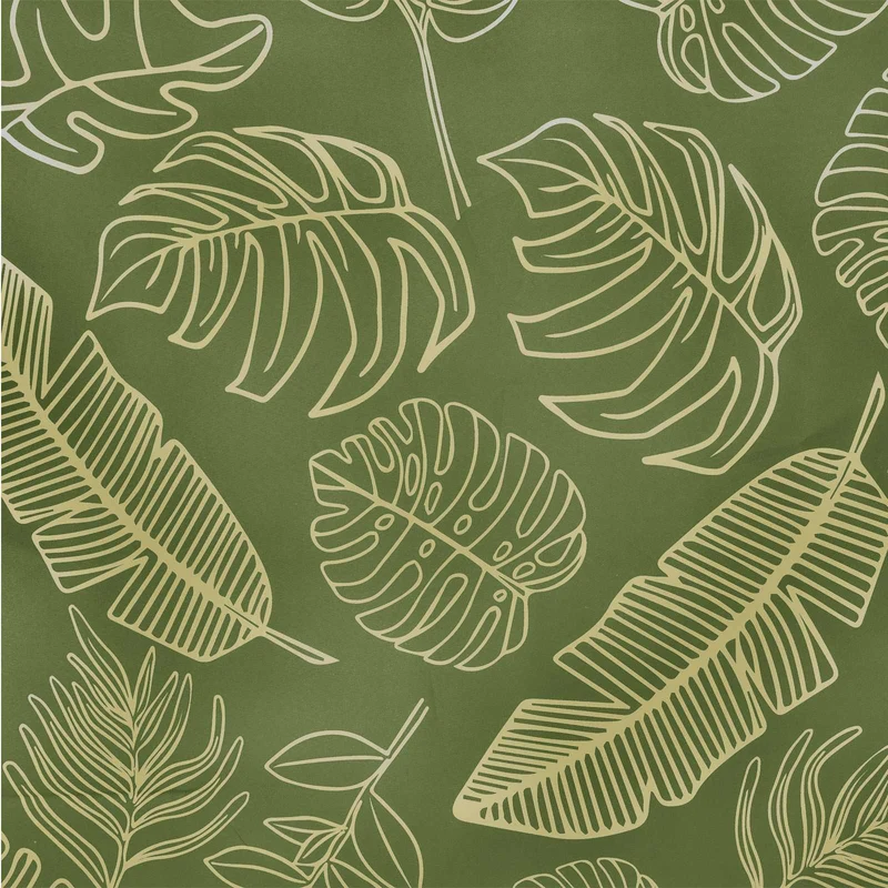 Back Cushion PUTTEN 100% Polyester Leaf Design 120 x 40 x 15 cm