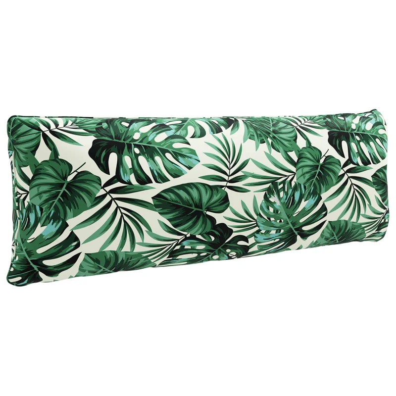 Back Cushion PUTTEN 100% Polyester Leaf Pattern