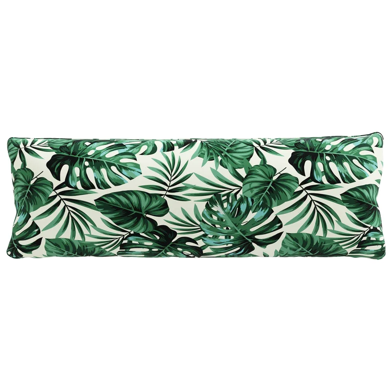 Back Cushion PUTTEN 100% Polyester Leaf Pattern
