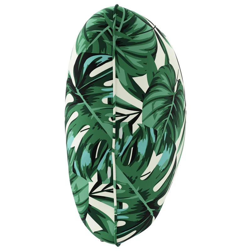 Back Cushion PUTTEN 100% Polyester Leaf Pattern
