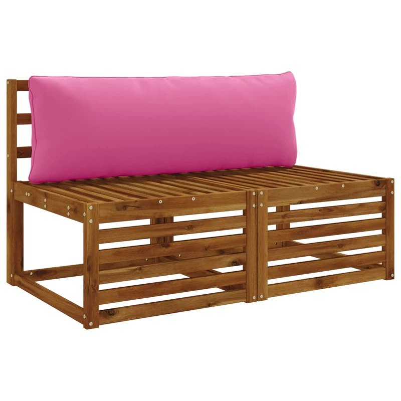 Back Cushion PUTTEN 100% Polyester Pink 120 x 40 x 15 cm