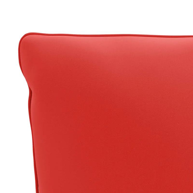 Back Cushion PUTTEN 100% Polyester Red 120 x 40 x 15 cm