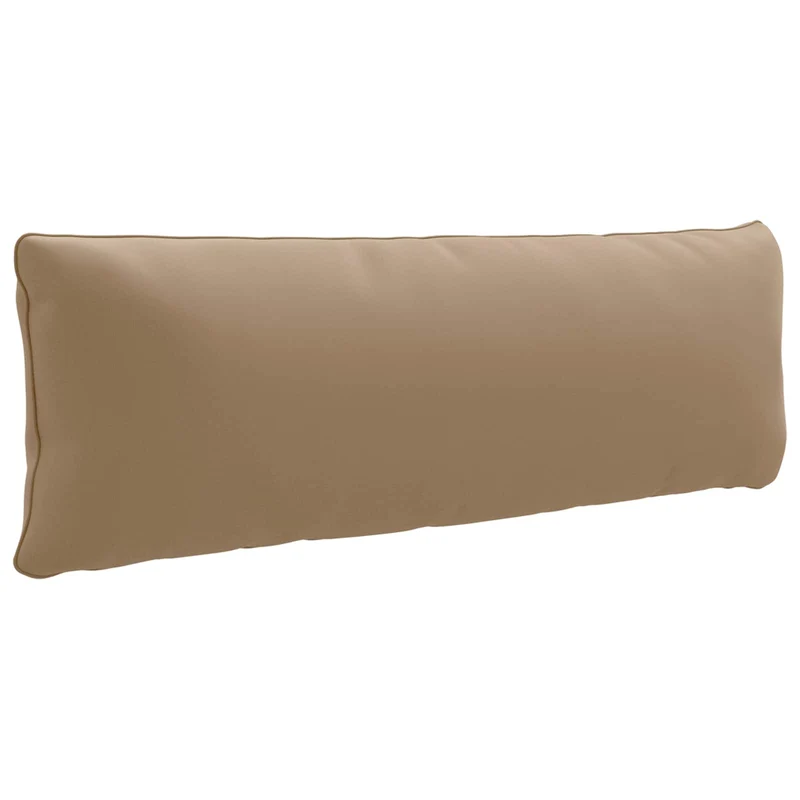 Back Cushion PUTTEN 100% Polyester Taupe 120 x 40 x 15 cm