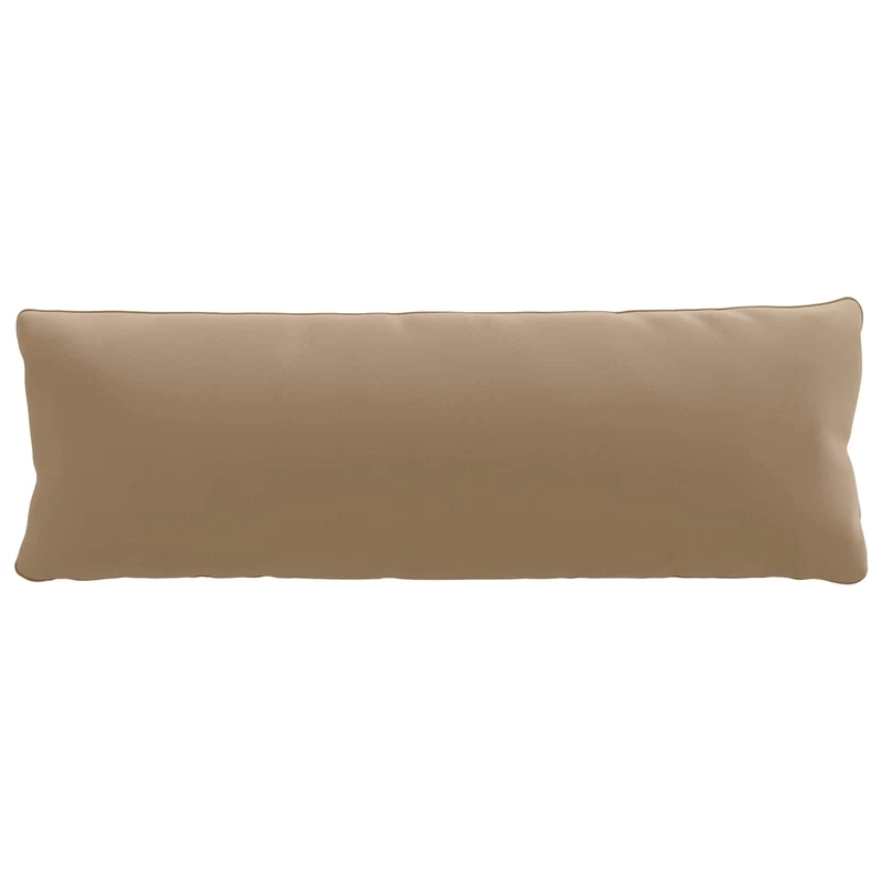 Back Cushion PUTTEN 100% Polyester Taupe 120 x 40 x 15 cm